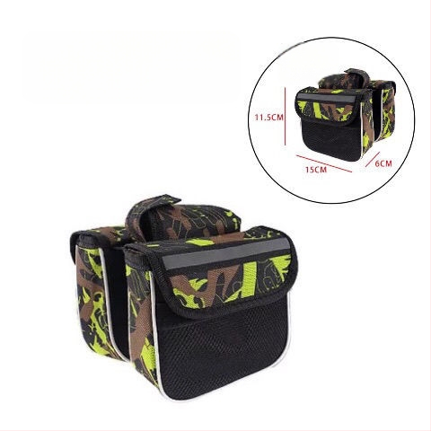 MTB dviratininko krepšiai komplektas: priekinė viršutinės vamzdelio krepšys, jutiklinio ekrano krepšys, viršutinės vamzdelio krepšys, atsparus vandeniui sėdynės krepšys