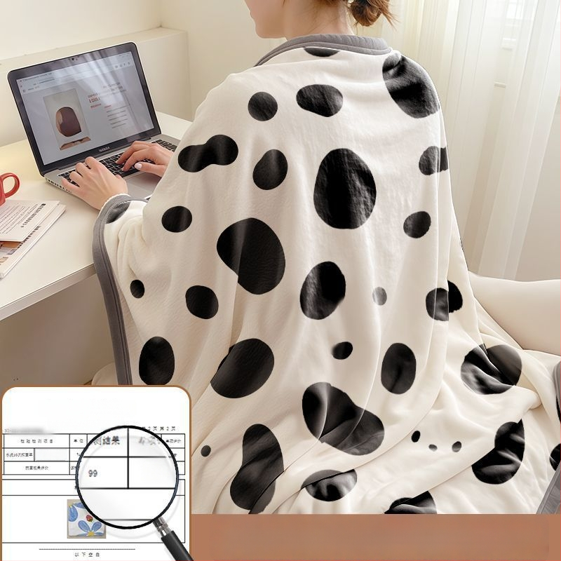 Klimatizācijas pleds ar karikatūras rakstu, viegls, svars zem 300 g, sintētiskas šķiedras pleds, visām sezonām