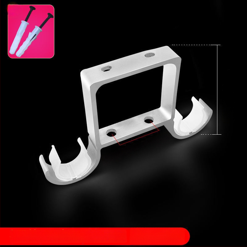 Užuolaidų strypo laikiklis iš aliuminio lydinio, sieninis tvirtinimas — Stilius: Kitas, Prekės ženklas: Powerful Factory, Prisitaikymas: Ne