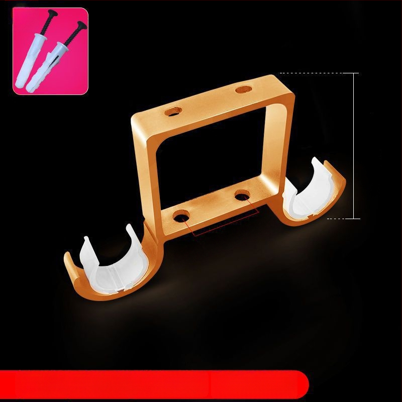 Užuolaidų strypo laikiklis iš aliuminio lydinio, sieninis tvirtinimas — Stilius: Kitas, Prekės ženklas: Powerful Factory, Prisitaikymas: Ne