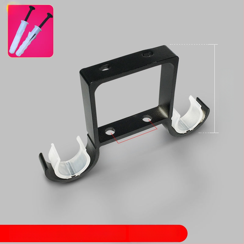 Užuolaidų strypo laikiklis iš aliuminio lydinio, sieninis tvirtinimas — Stilius: Kitas, Prekės ženklas: Powerful Factory, Prisitaikymas: Ne