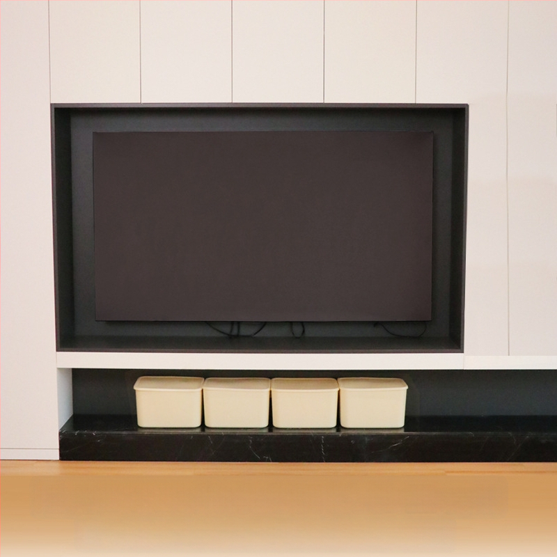 Kaixiu televizora vāciņš — Milk silk, pielāgojams, putekļu aizsardzība televizoriem