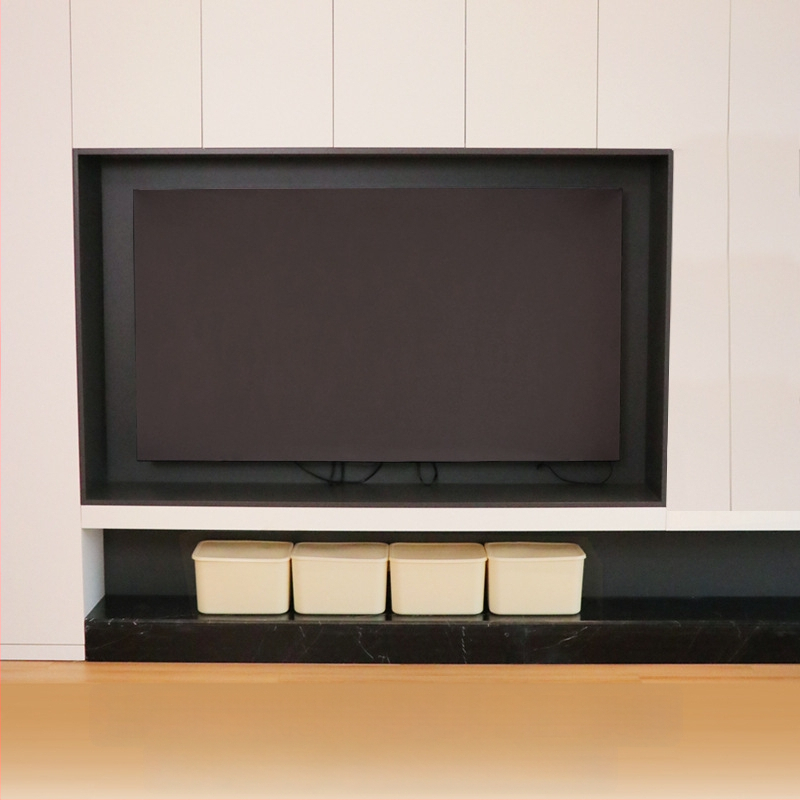 Kaixiu televizora vāciņš — Milk silk, pielāgojams, putekļu aizsardzība televizoriem