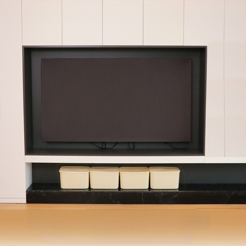 Kaixiu televizora vāciņš — Milk silk, pielāgojams, putekļu aizsardzība televizoriem