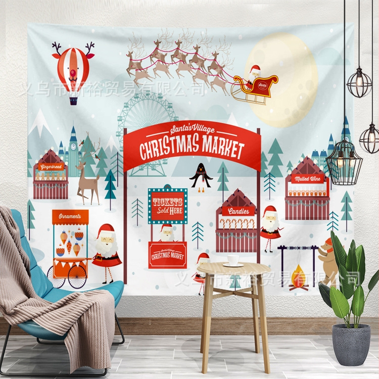 Poliesteru šķiedru gobelēns; mašīnveidīgā austs; taisnstūra forma; ainavu raksts; roku mazgāšana