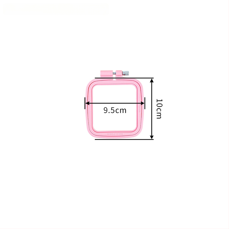 Krustdūrienu komplekts ar ABS plastmasas riņķi, 11CT audums, motīvs: personāži, DIY šūšana