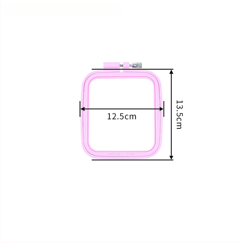 Krustdūrienu komplekts ar ABS plastmasas riņķi, 11CT audums, motīvs: personāži, DIY šūšana