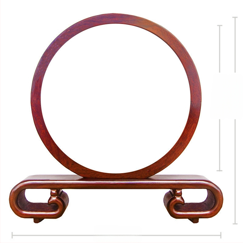 Koka rāmis, divpusējs fotoraams ar Suzhou izšuvumu, plastmasas plāksne, ziedu/zaļumu raksts, etnisks stils