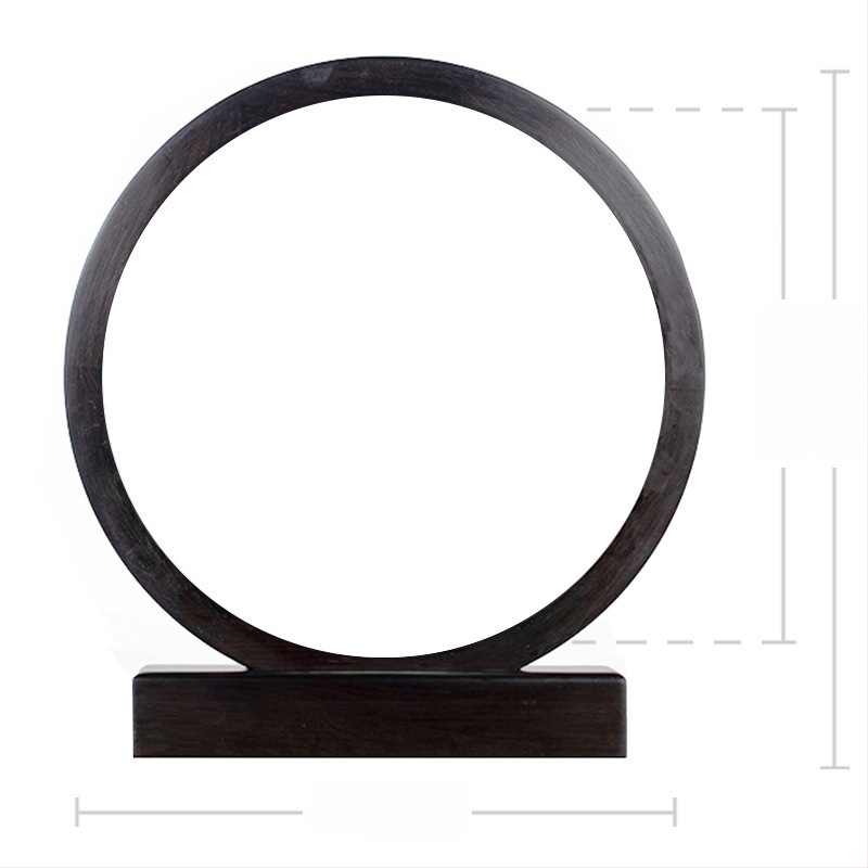 Koka rāmis, divpusējs fotoraams ar Suzhou izšuvumu, plastmasas plāksne, ziedu/zaļumu raksts, etnisks stils