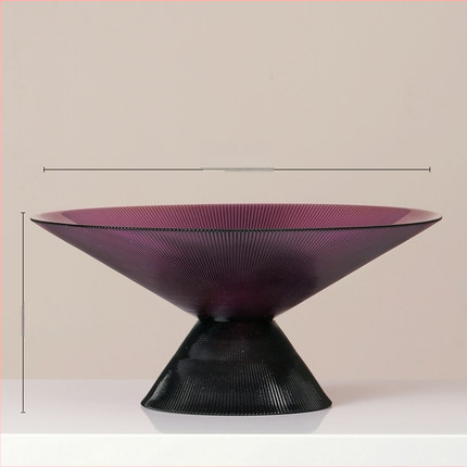 Stikla augļu plate Eiropas stilā ar gaišu luksusa retro dizainu, Autonomy zīmols, uzsākta 2021. gadā.