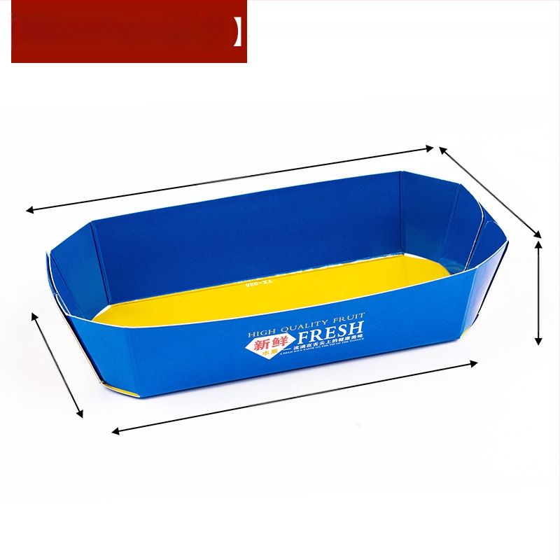 Papīra augļu plate vitrīnas nolūkam, svaigs un mīļš stils, izlaišana ziemā 2024