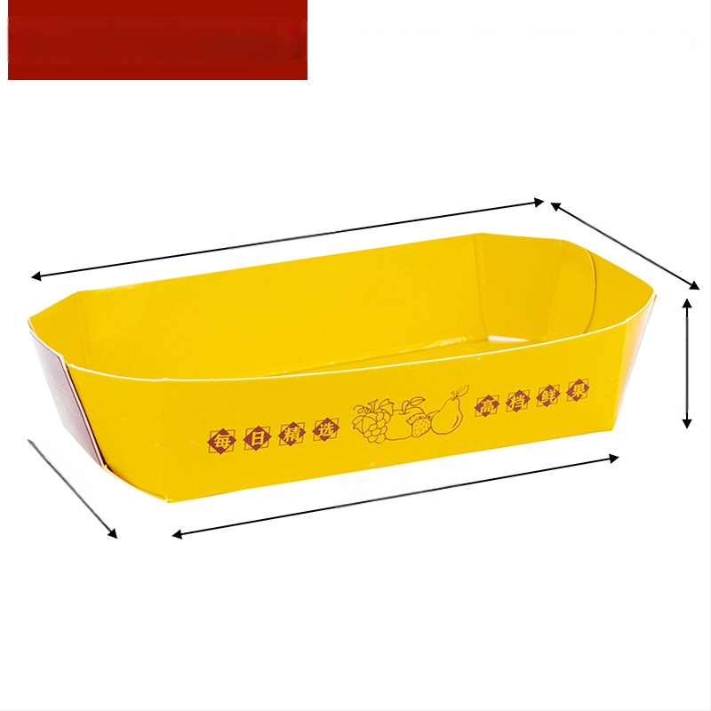 Papīra augļu plate vitrīnas nolūkam, svaigs un mīļš stils, izlaišana ziemā 2024