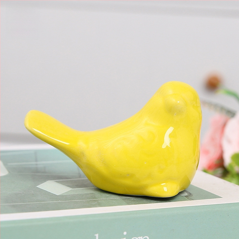 Keramikas putnu skulptūra, mīļa dizaina, mūsdienu minimālisma stils, mājas dekors dzīvojamajai istabai un darba telpai, TV skapja dekoram
