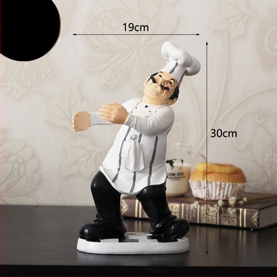 Šeffigūra no sintētiskā sveķa, ķīniešu stilā dekoratīvs tēls, kartona iepakojums