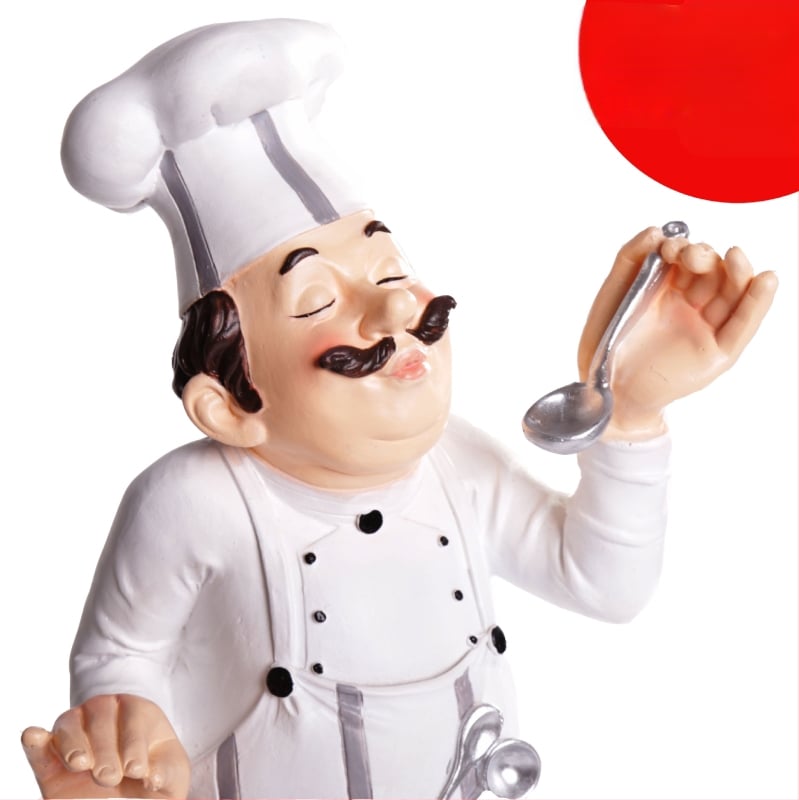 Šeffigūra no sintētiskā sveķa, ķīniešu stilā dekoratīvs tēls, kartona iepakojums