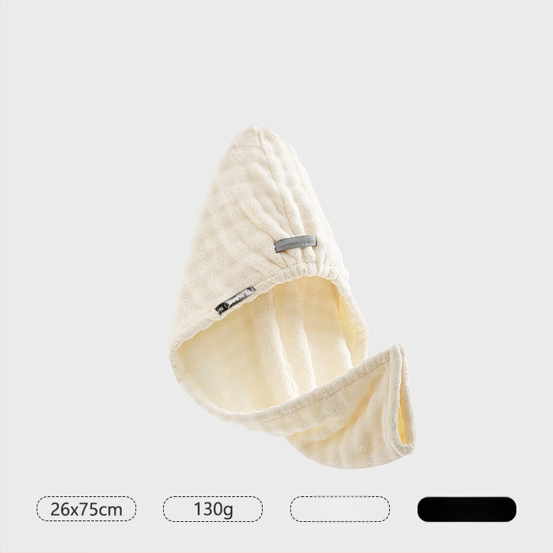 Női hajszárító sapka, korall flock anyag, 140–169 g, szegélyezés, Chuhui márka