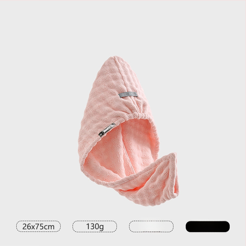 Női hajszárító sapka, korall flock anyag, 140–169 g, szegélyezés, Chuhui márka