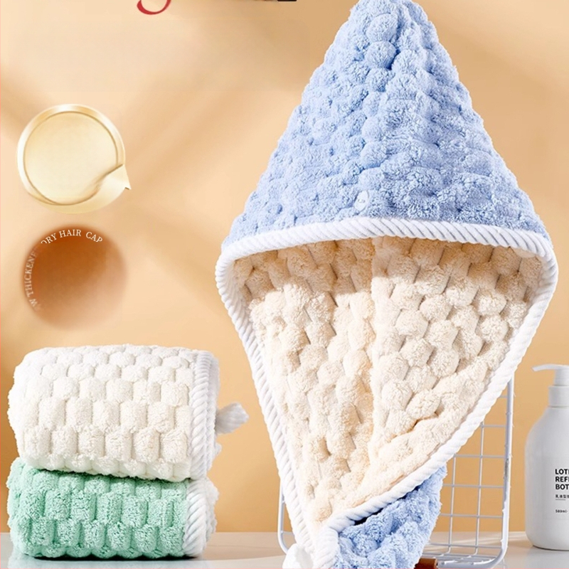 Gyerekeknek szánt hajszárító sapka, dupla rétegű, vastagabb, nagy nedvszívó képesség, gyors száradás