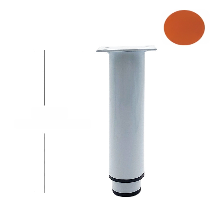 Teleskopinės spintelės kojos, reguliuojamos metalo baldų kojos, šaltai valcuotas plienas, purškimo apdaila, šiuolaikinis minimalistinis stilius