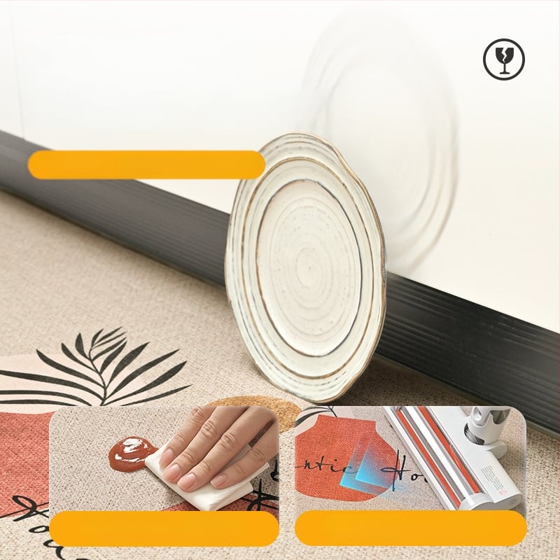 Кухненски подов килим: Неплъзгащ се, Маслоустойчив, Миещ се, Водопоглъщащ, Диатомна глина