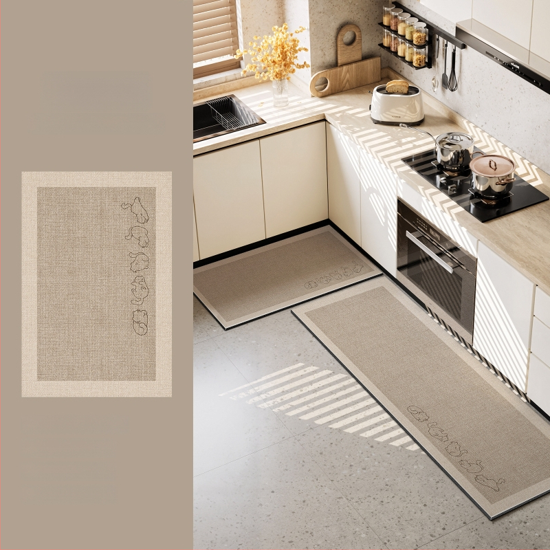 Кухненски подов килим: Неплъзгащ се, Маслоустойчив, Миещ се, Водопоглъщащ, Диатомна глина