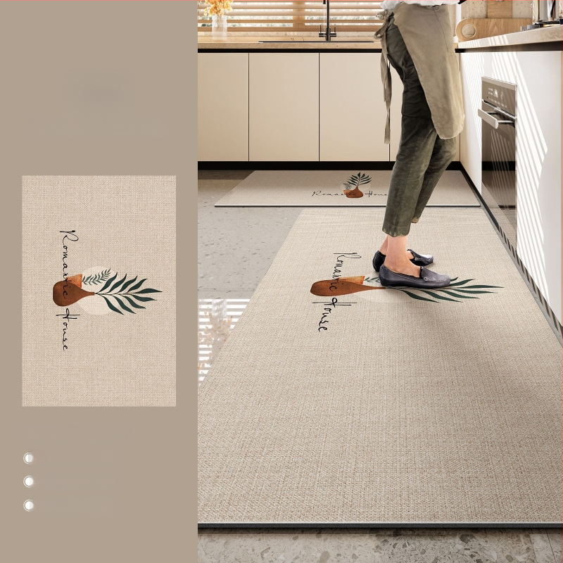 Кухненски подов килим: Неплъзгащ се, Маслоустойчив, Миещ се, Водопоглъщащ, Диатомна глина