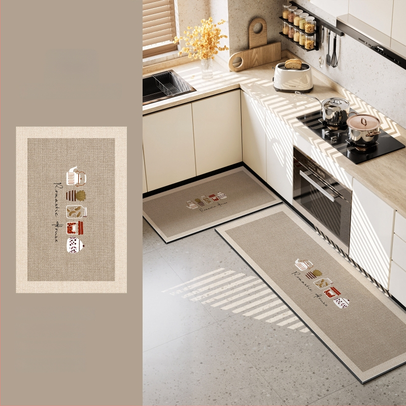 Кухненски подов килим: Неплъзгащ се, Маслоустойчив, Миещ се, Водопоглъщащ, Диатомна глина