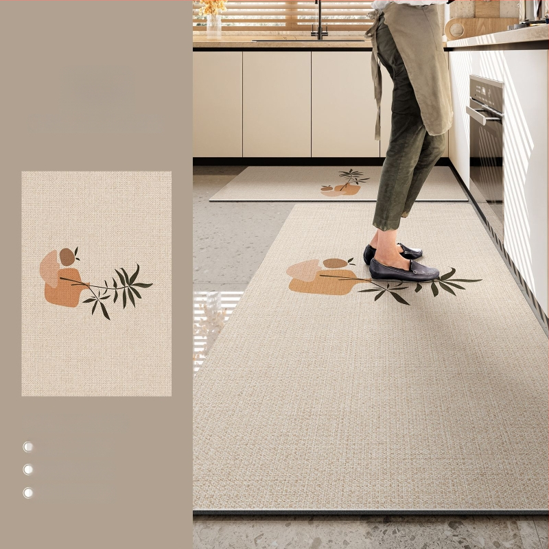 Кухненски подов килим: Неплъзгащ се, Маслоустойчив, Миещ се, Водопоглъщащ, Диатомна глина