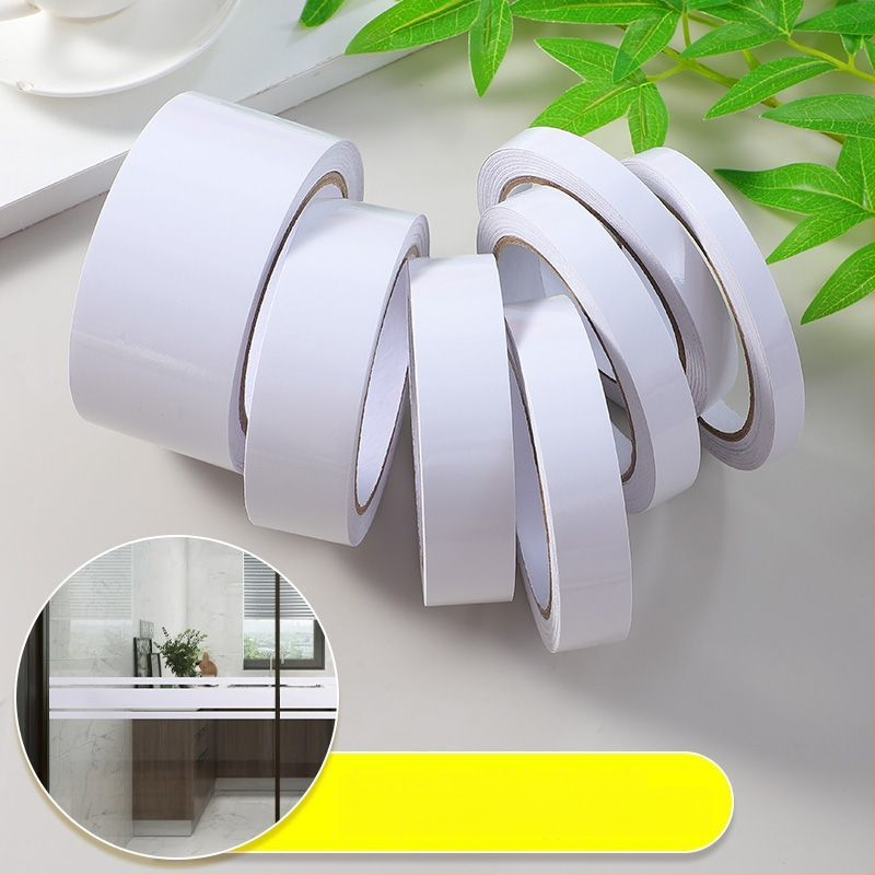 PVC декоративен стенен стикер лента – солиден модел, 1 бр., модерен минималистичен плосък дизайн