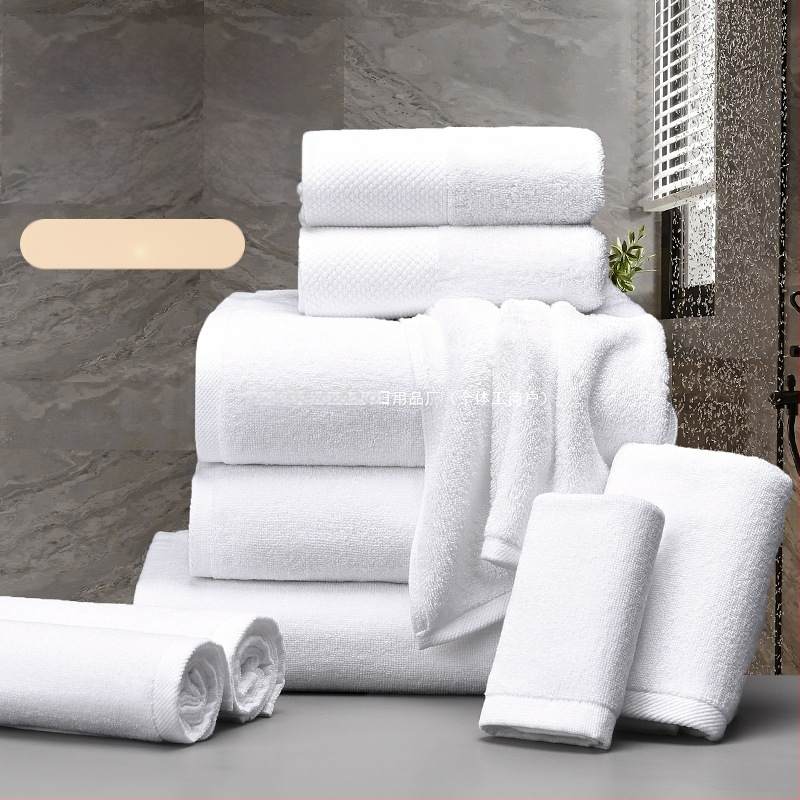 Viesnīcas dvieļi, no 100% kokvilnas, biezāki, dzija 32/21/16s, vienpavediena, 25 g, absorbcija 0–5 s