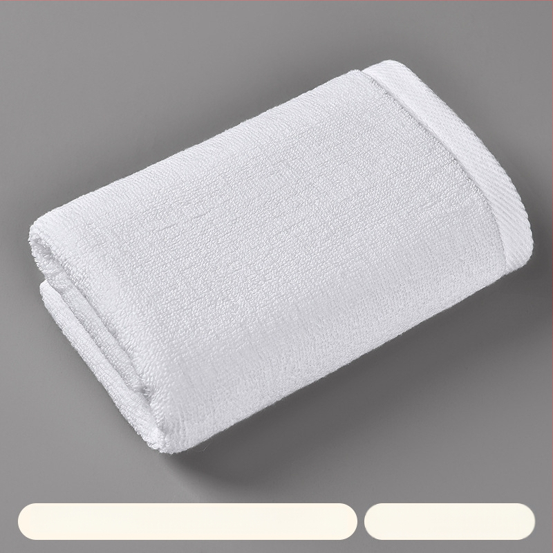 Viesnīcas dvieļi, no 100% kokvilnas, biezāki, dzija 32/21/16s, vienpavediena, 25 g, absorbcija 0–5 s