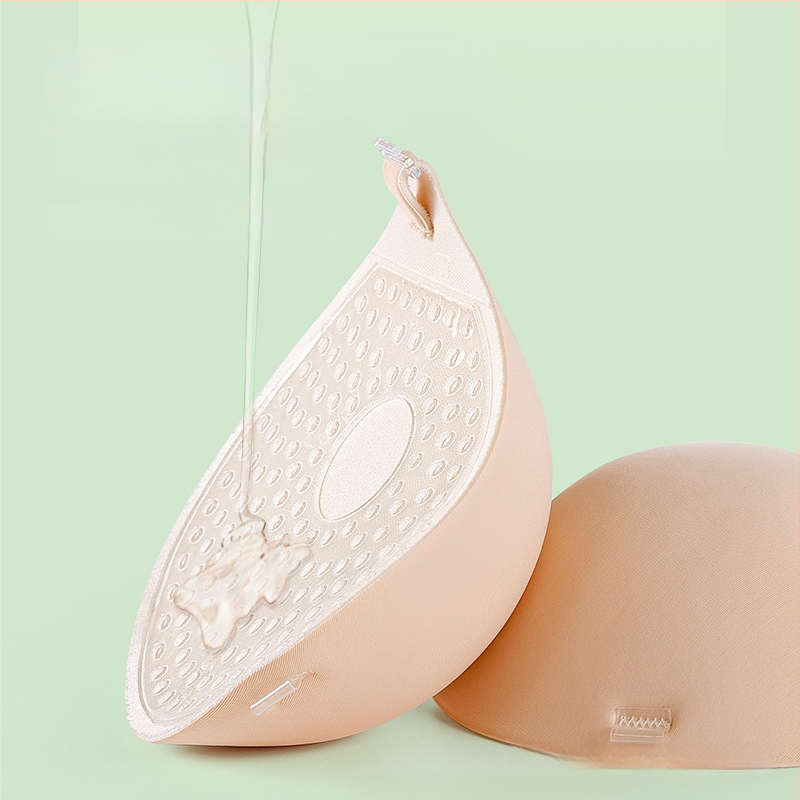 Pamut melltartó párnák, vastagított, láthatatlan, lélegző, push-up hatás