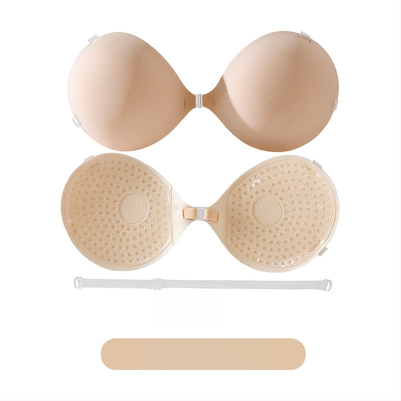 Pamut melltartó párnák, vastagított, láthatatlan, lélegző, push-up hatás
