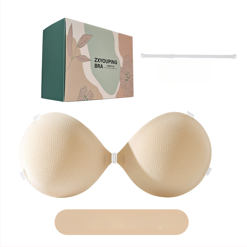 Pamut melltartó párnák, vastagított, láthatatlan, lélegző, push-up hatás