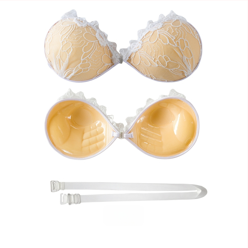 Pamut melltartó párnák, vastagított, láthatatlan, lélegző, push-up hatás