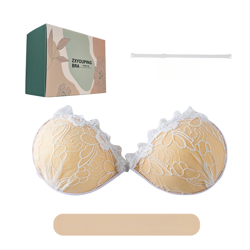 Pamut melltartó párnák, vastagított, láthatatlan, lélegző, push-up hatás