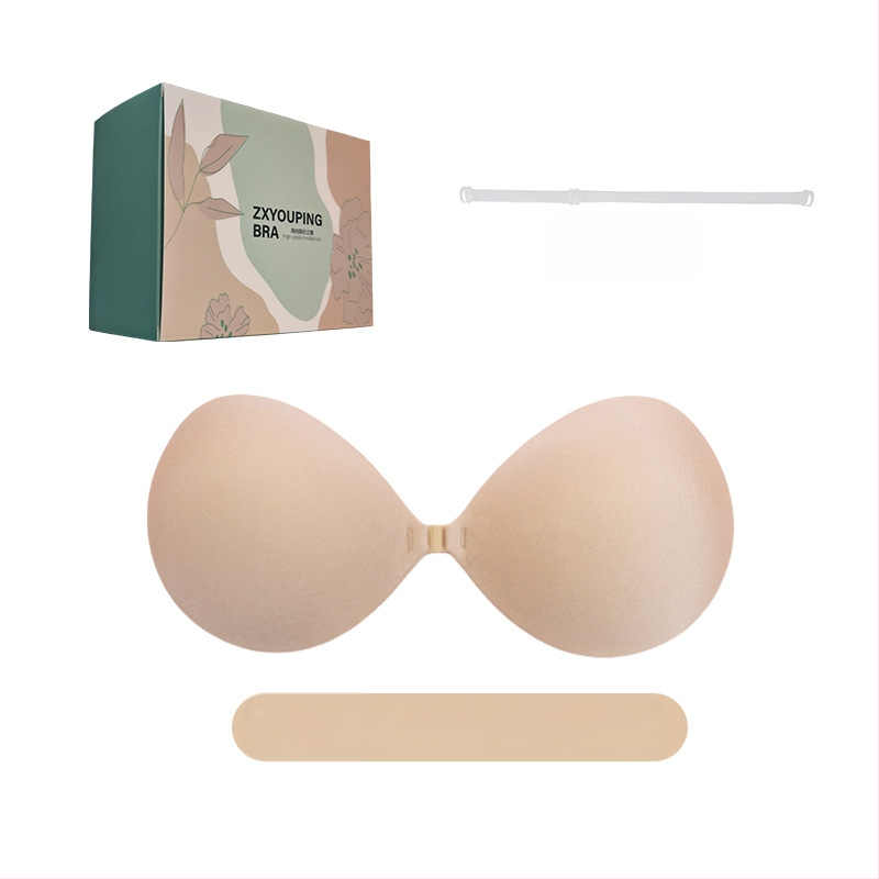 Pamut melltartó párnák, vastagított, láthatatlan, lélegző, push-up hatás