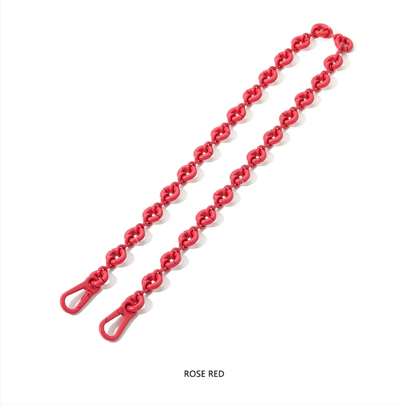 Чанта/Презрамка за рамо – сплавен синджир, облекчаване на товара, едноцветен дизайн, Лято 2024