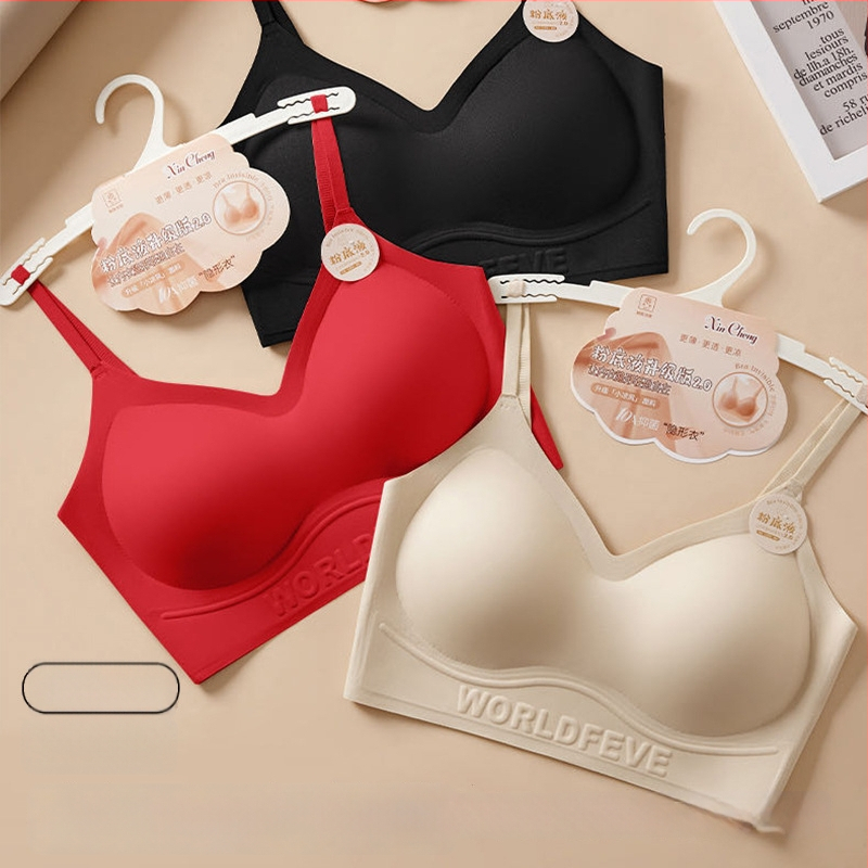 Nylon seamless melltartó 3/4-es kosár, pamut alakformáló kosár, spandex bélés, anti-statikus, rögzített dupla vállpántok