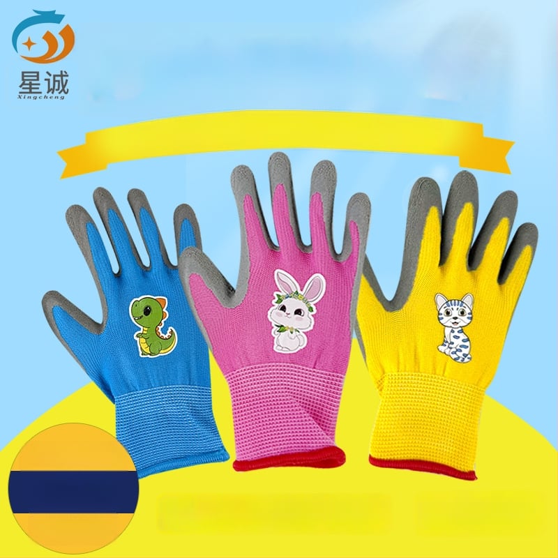 Vaikų apsauginės pirštinės lauko veikloms: neslystančios, atsparios vandeniui ir pjovimo atsparios, tinkamos žvejybai, sodininkystei ir stovyklavimui