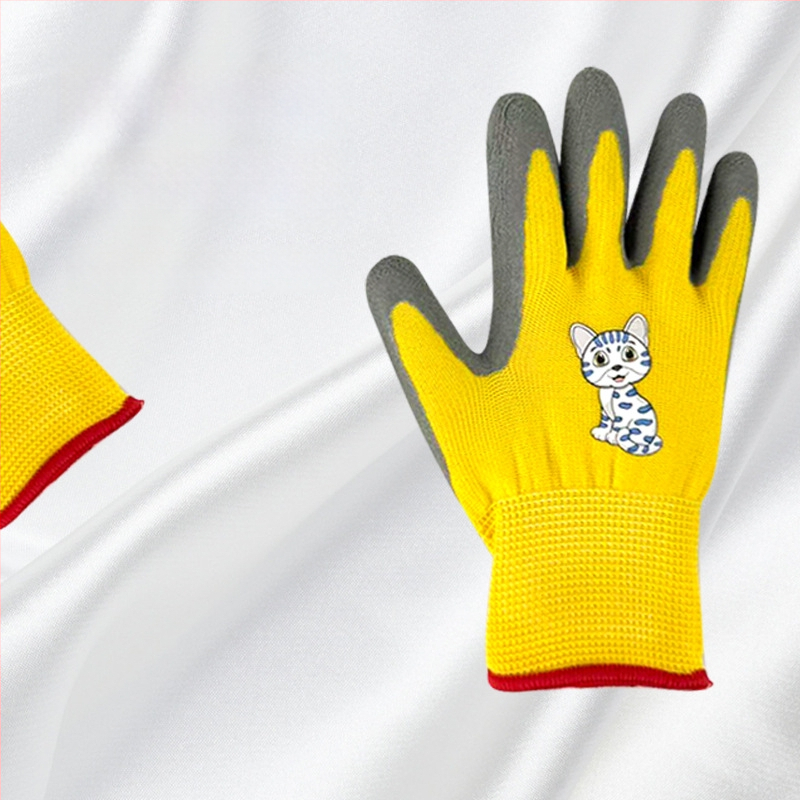 Vaikų apsauginės pirštinės lauko veikloms: neslystančios, atsparios vandeniui ir pjovimo atsparios, tinkamos žvejybai, sodininkystei ir stovyklavimui