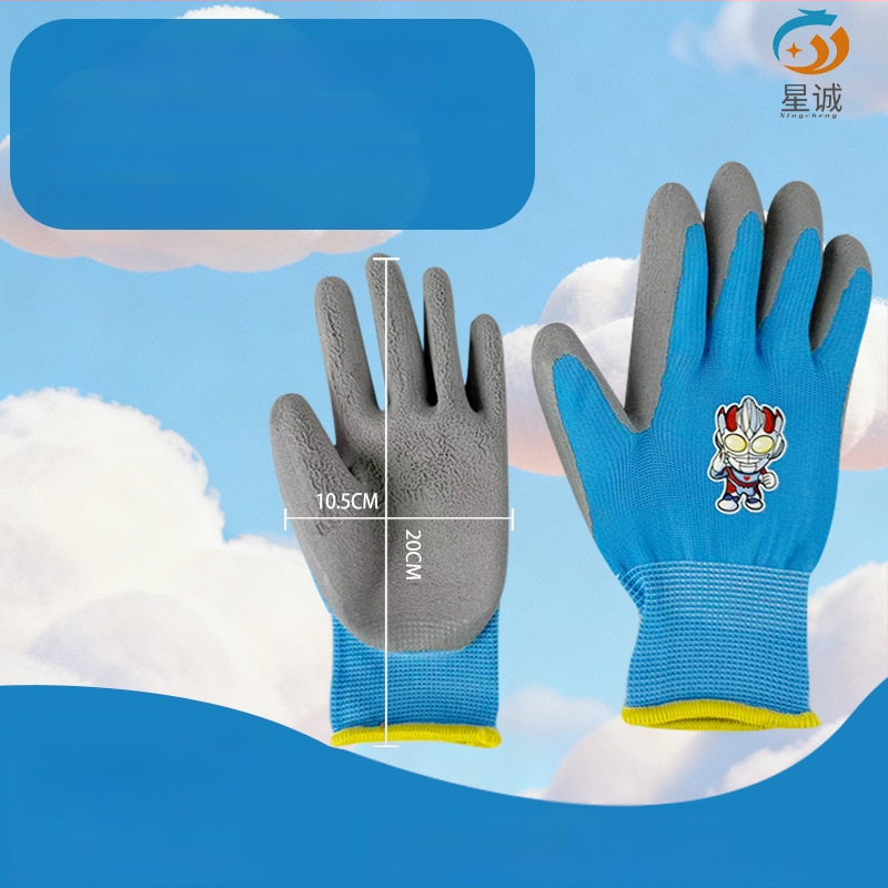 Vaikų apsauginės pirštinės lauko veikloms: neslystančios, atsparios vandeniui ir pjovimo atsparios, tinkamos žvejybai, sodininkystei ir stovyklavimui