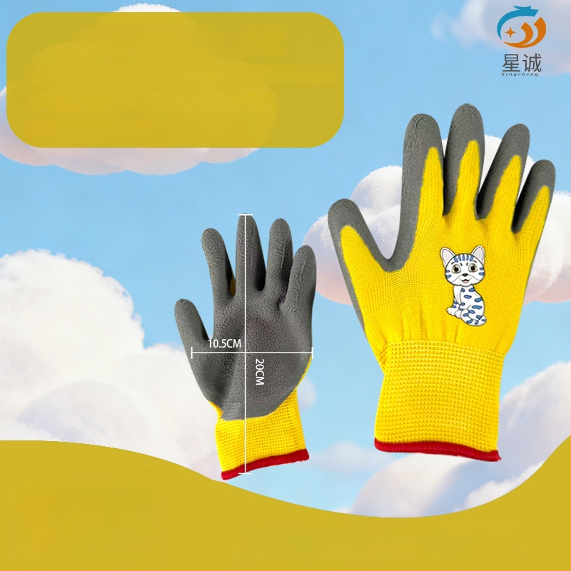 Vaikų apsauginės pirštinės lauko veikloms: neslystančios, atsparios vandeniui ir pjovimo atsparios, tinkamos žvejybai, sodininkystei ir stovyklavimui