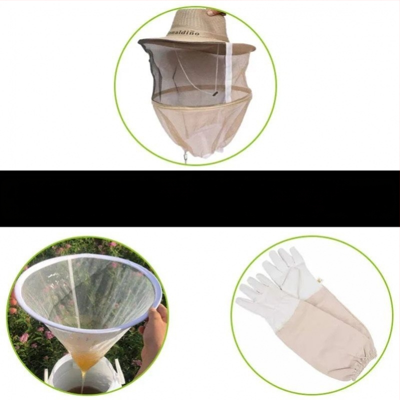 Avies odos bičių priežiūros pirštinės – anti įkandimų apsauga, saugus bičių valdymas, storesnė konstrukcija