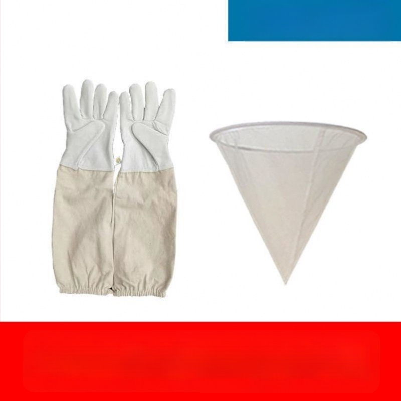 Avies odos bičių priežiūros pirštinės – anti įkandimų apsauga, saugus bičių valdymas, storesnė konstrukcija