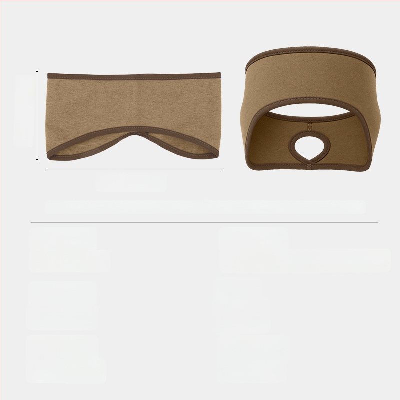 Ziemas skrējiena galvas lente – sporta stils; samta tekstūra; ādas draudzīga; silta; vēja aizsardzība ausīm