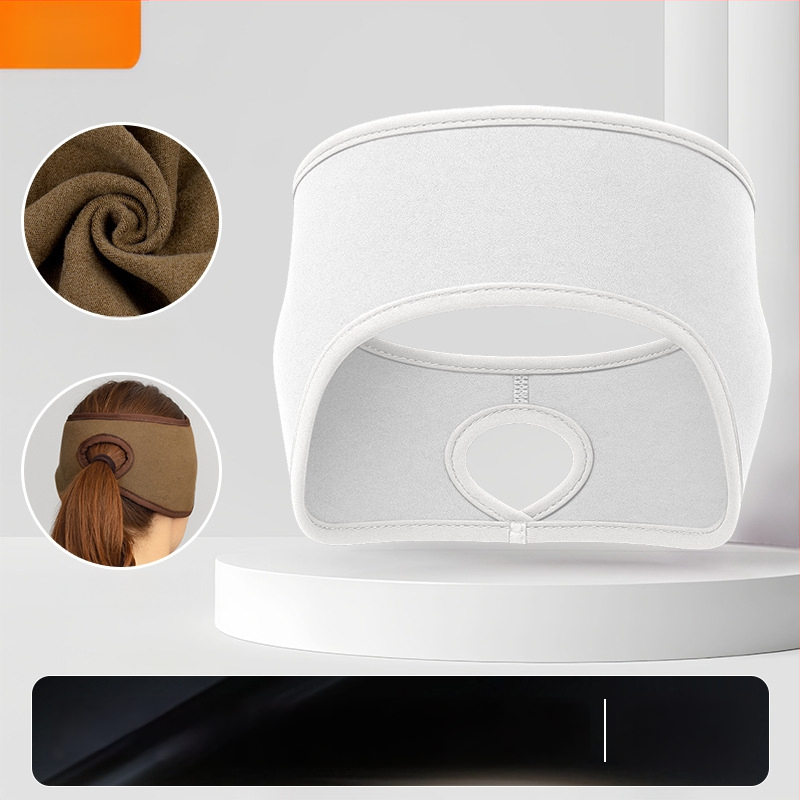 Ziemas skrējiena galvas lente – sporta stils; samta tekstūra; ādas draudzīga; silta; vēja aizsardzība ausīm