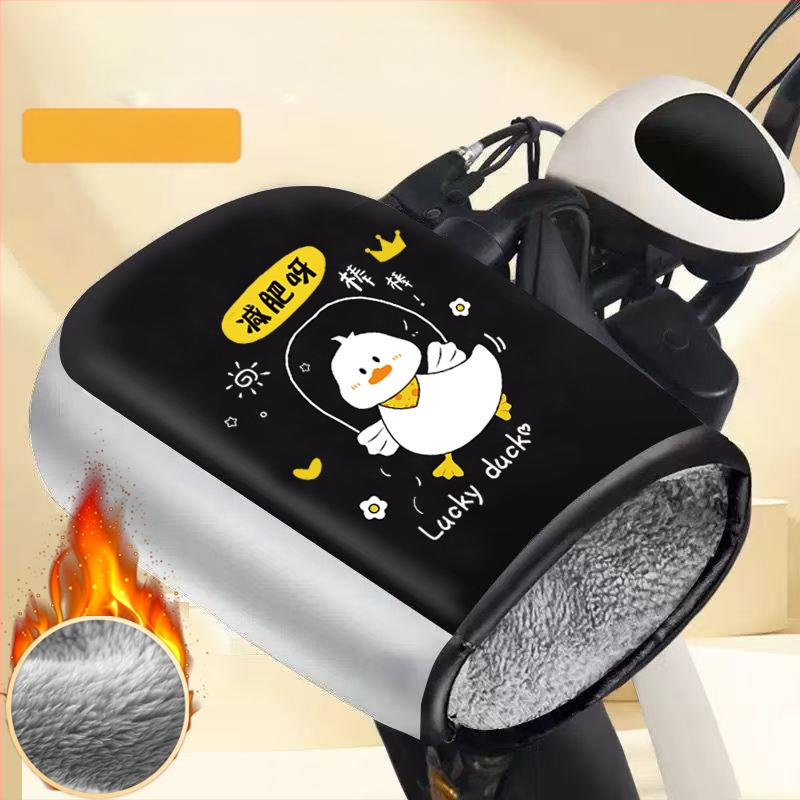 Unisex ziemas cimdi elektriskajam motociklam/elektroskuterim — pret vēju, silti, ar fleece iekšpusi