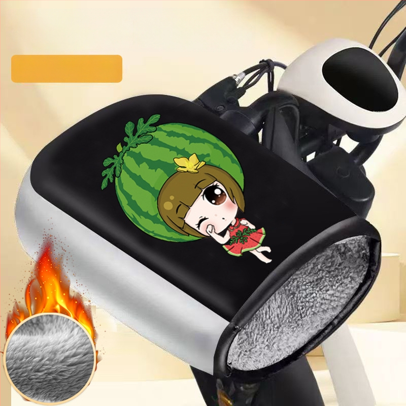 Unisex ziemas cimdi elektriskajam motociklam/elektroskuterim — pret vēju, silti, ar fleece iekšpusi