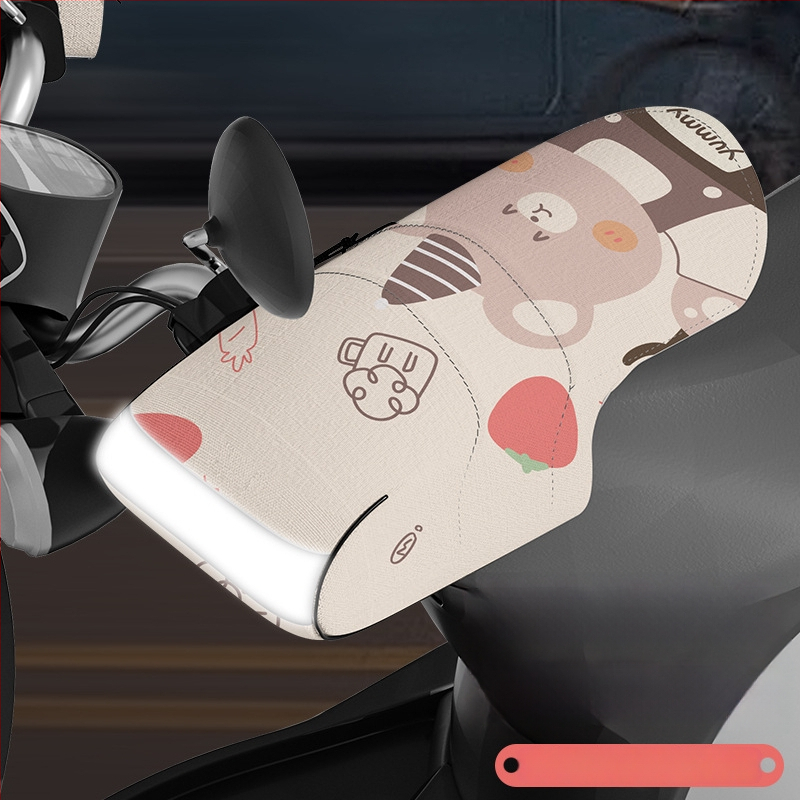 Aijia odinės dviračių pirštinės – Saulės apsauga, UV skydas, Vėjo atsparios, Šilumos izoliacija, Suaugusieji, Unisex